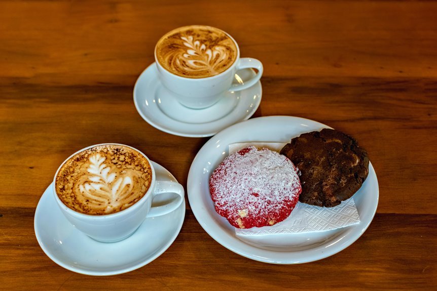 peppermint mocha latte calories